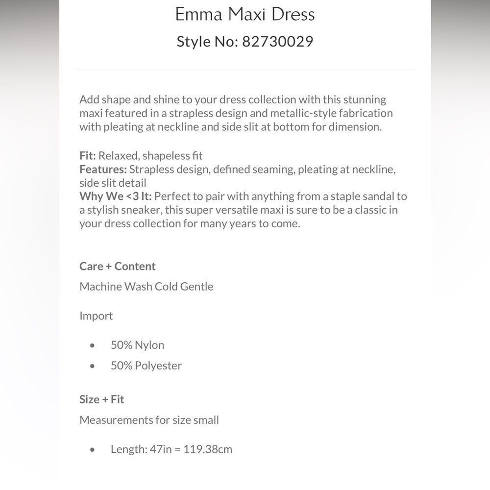 New Free People Emma Maxi Dress/ size XS - Picture 9 of 10